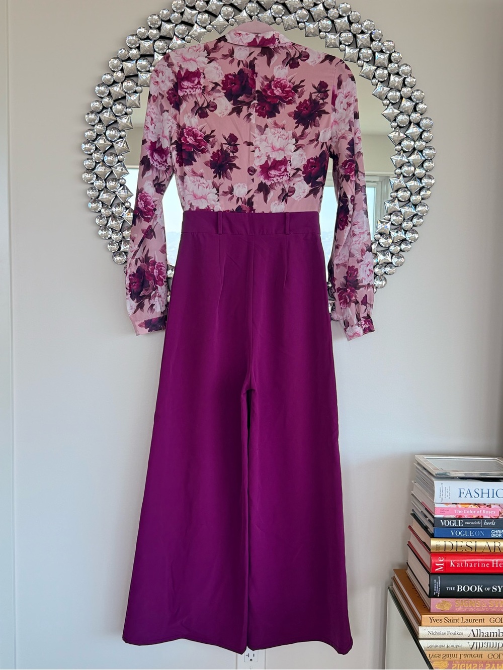 Ted Baker Purple floral jumpsuit - Picture 4 of 9